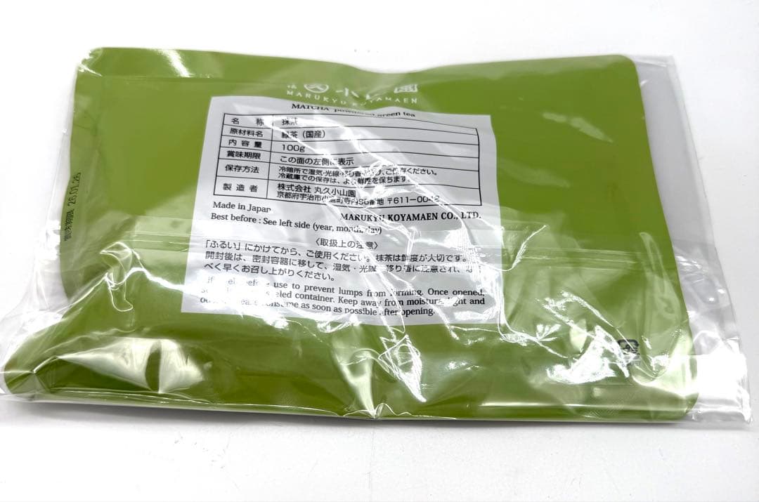 【未開封・新品】丸久小山園 抹茶 初の森 100g 詰替 26.01.26期限