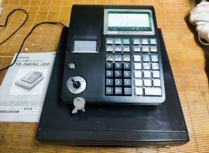 カシオレジスター　TE-340/NL300　フル設定無料　066550