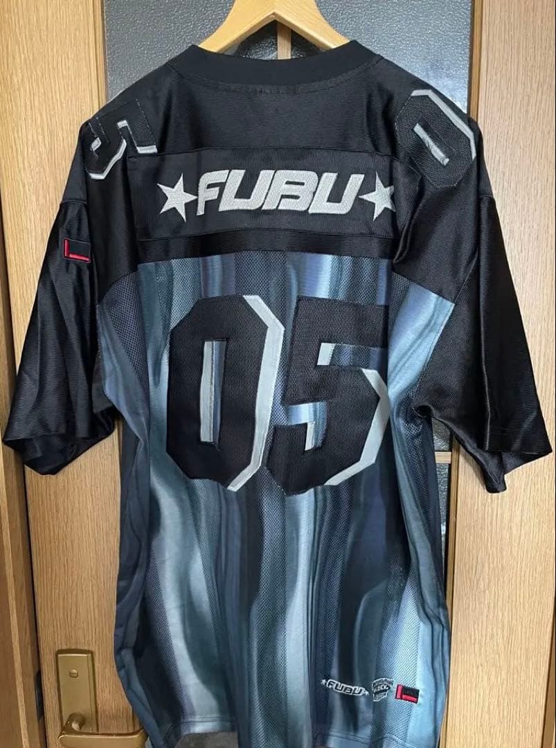 90s FUBU グラデーション　ゲームシャツ　ホッケーシャツ　XL