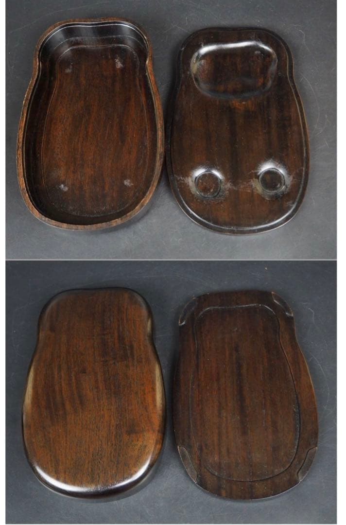 送料無料　四大名硯之一　極上歙州硯　時代物　文房具文房四宝