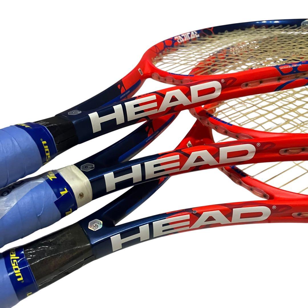 3本セット HEAD Radical MP G2 硬式テニスラケット　2018年