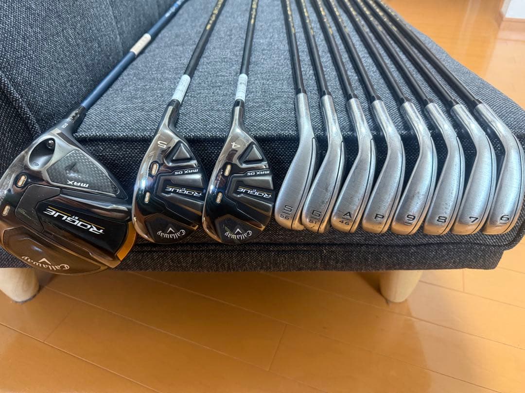 キャロウェイローグst max osアイアン8本、ユーティリティ2本、ドライバー