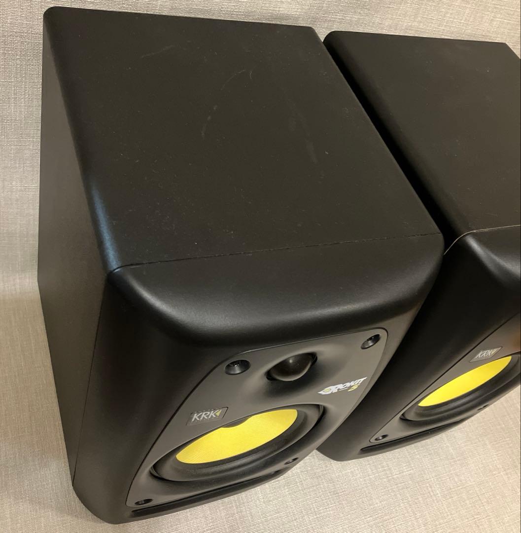 スピーカー　KRK ROKIT5 RPG2 ペア　ケーブル付