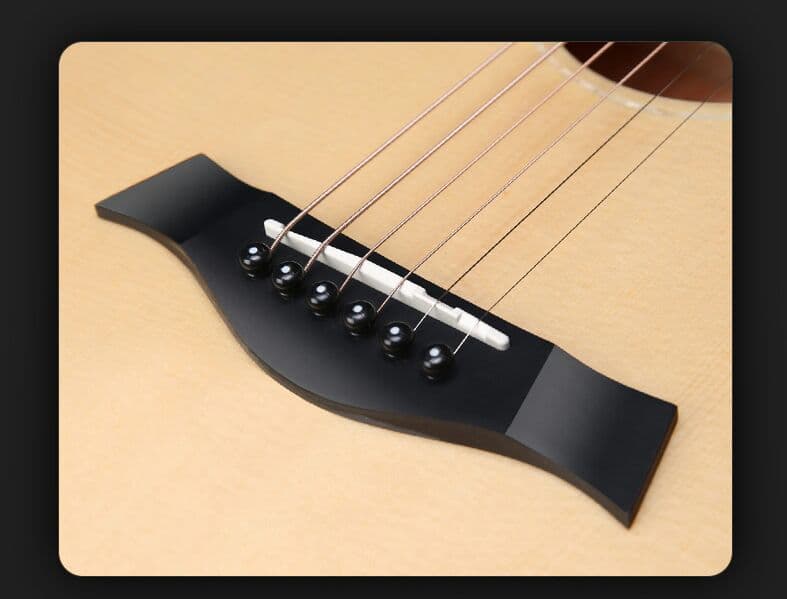 40インチ型光沢単板木ギター初心者(男女共通)