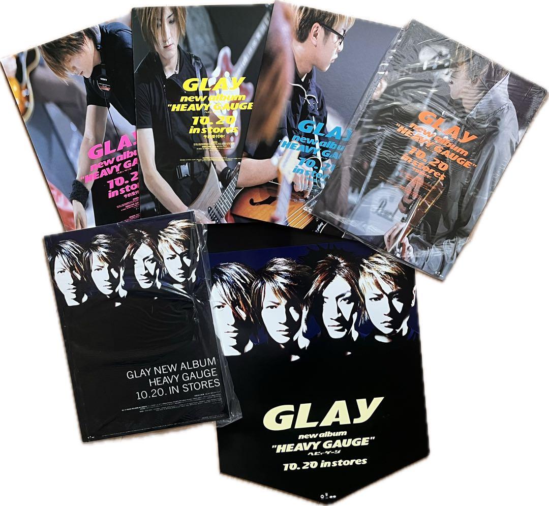 激レア非売品GLAY プロモーションボード5枚セット&ポスター1枚　おまけ付き