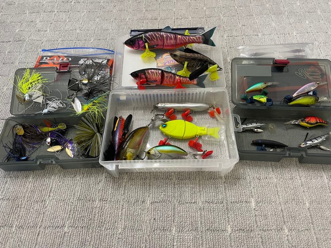 バス釣り引退セット　整理品　ルアーまとめ売り