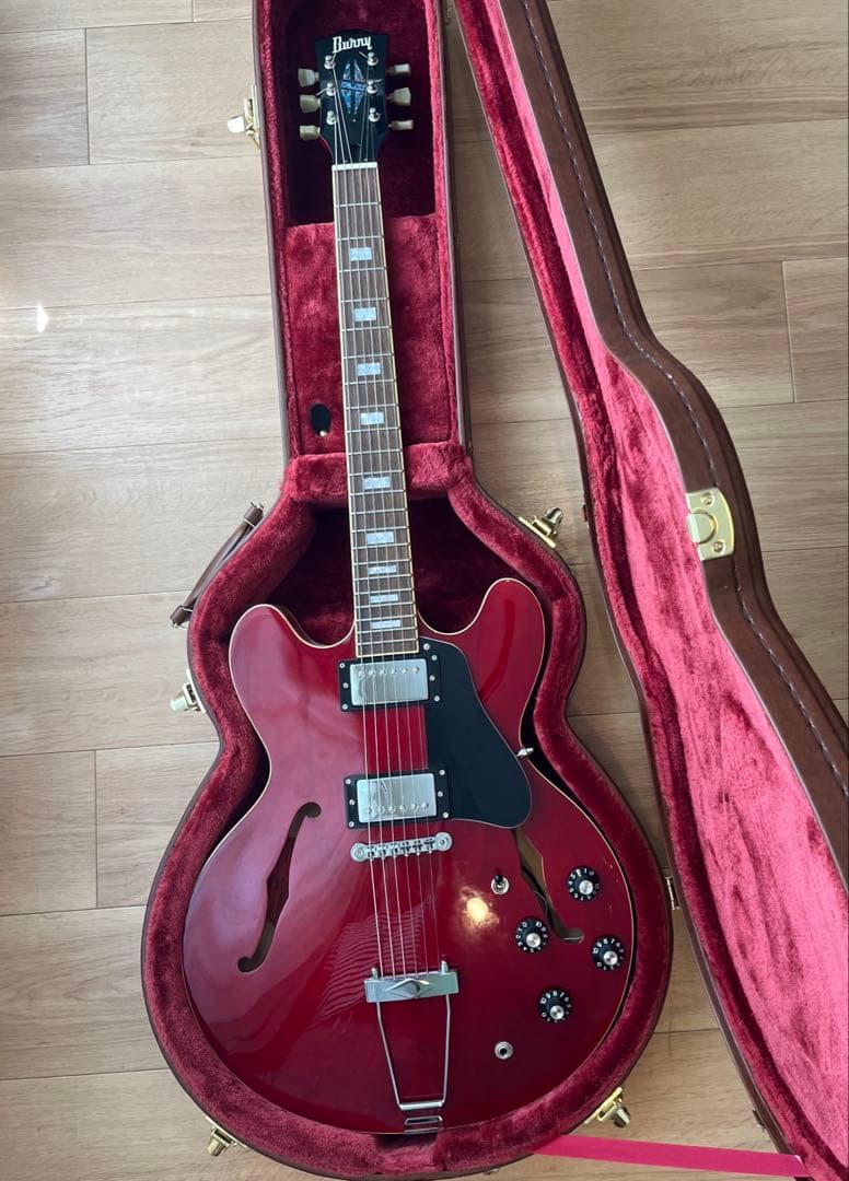 Burny バーニー RSA70ブランコテールピース　セミアコ　ハードケース付