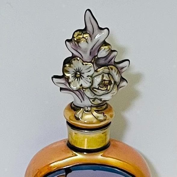 【オールドノリタケ/デコレディ/ゴンドラ/香水瓶】アールデコ/ラスター彩/金彩