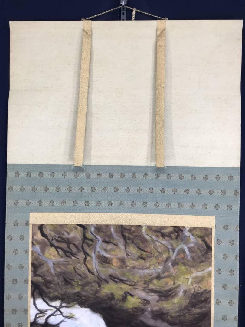 作者不詳/奥瀬図/山水図/横物/掛軸/名家伝来/AB-839