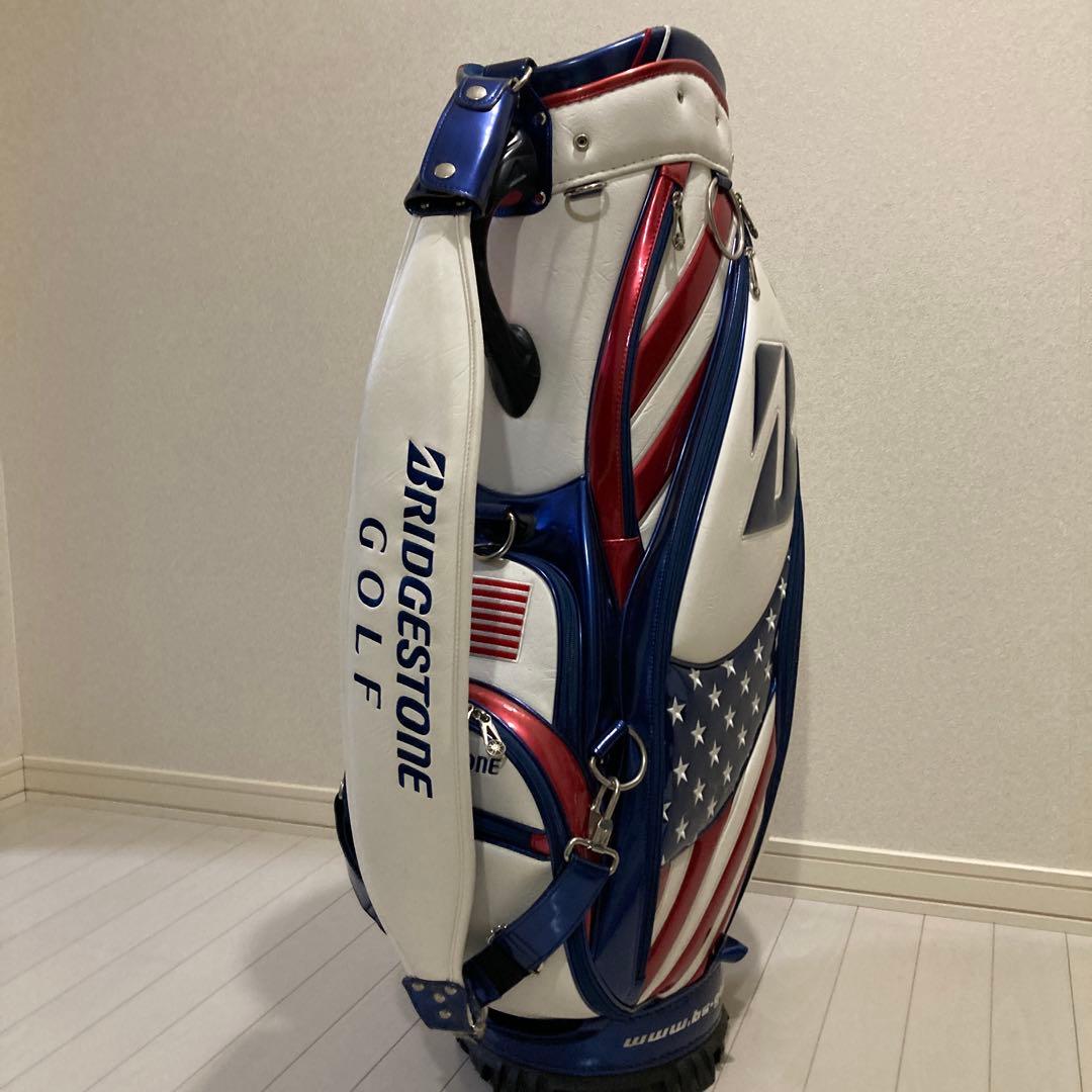 BRIDGESTONE GOLF キャディバッグ アメリカ国旗デザイン