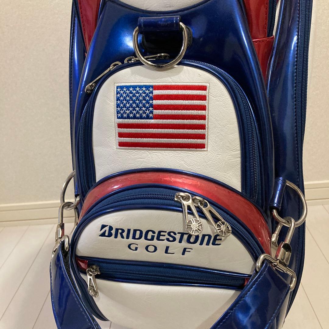 BRIDGESTONE GOLF キャディバッグ アメリカ国旗デザイン