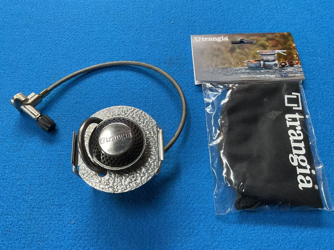 trangia 純正希少品GASバーナー動作良好美品新品ストレージバック付き
