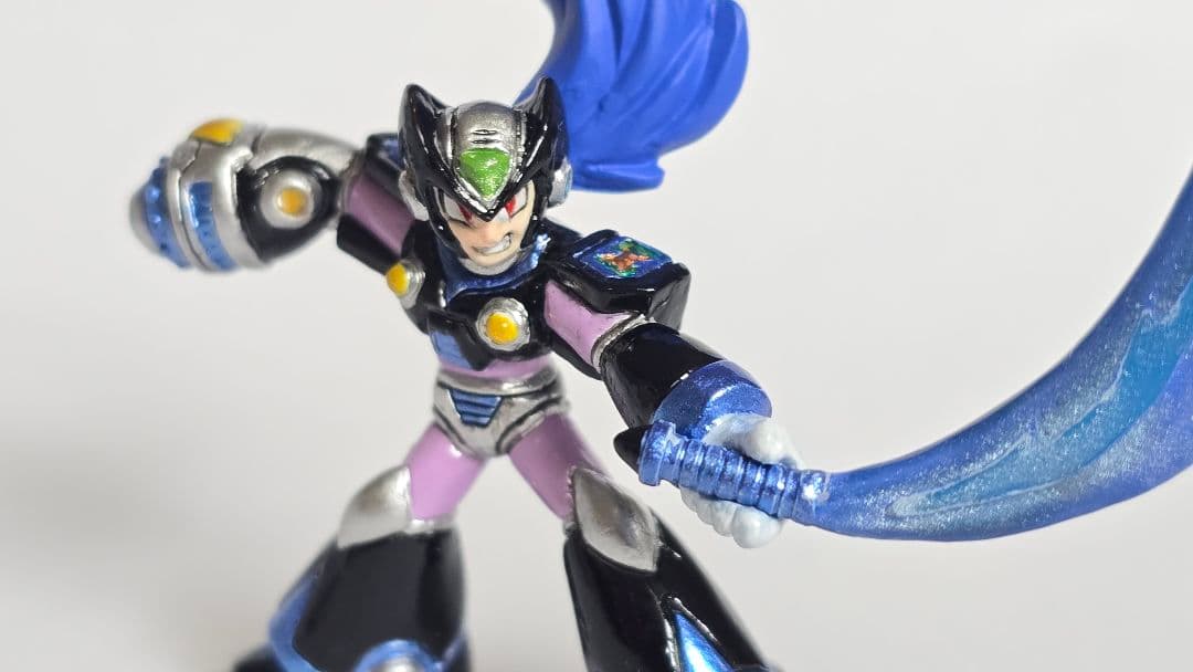 ロックマンX ブラックゼロ ダブルインパクトカラー 消しゴム 塩ビフィギュア