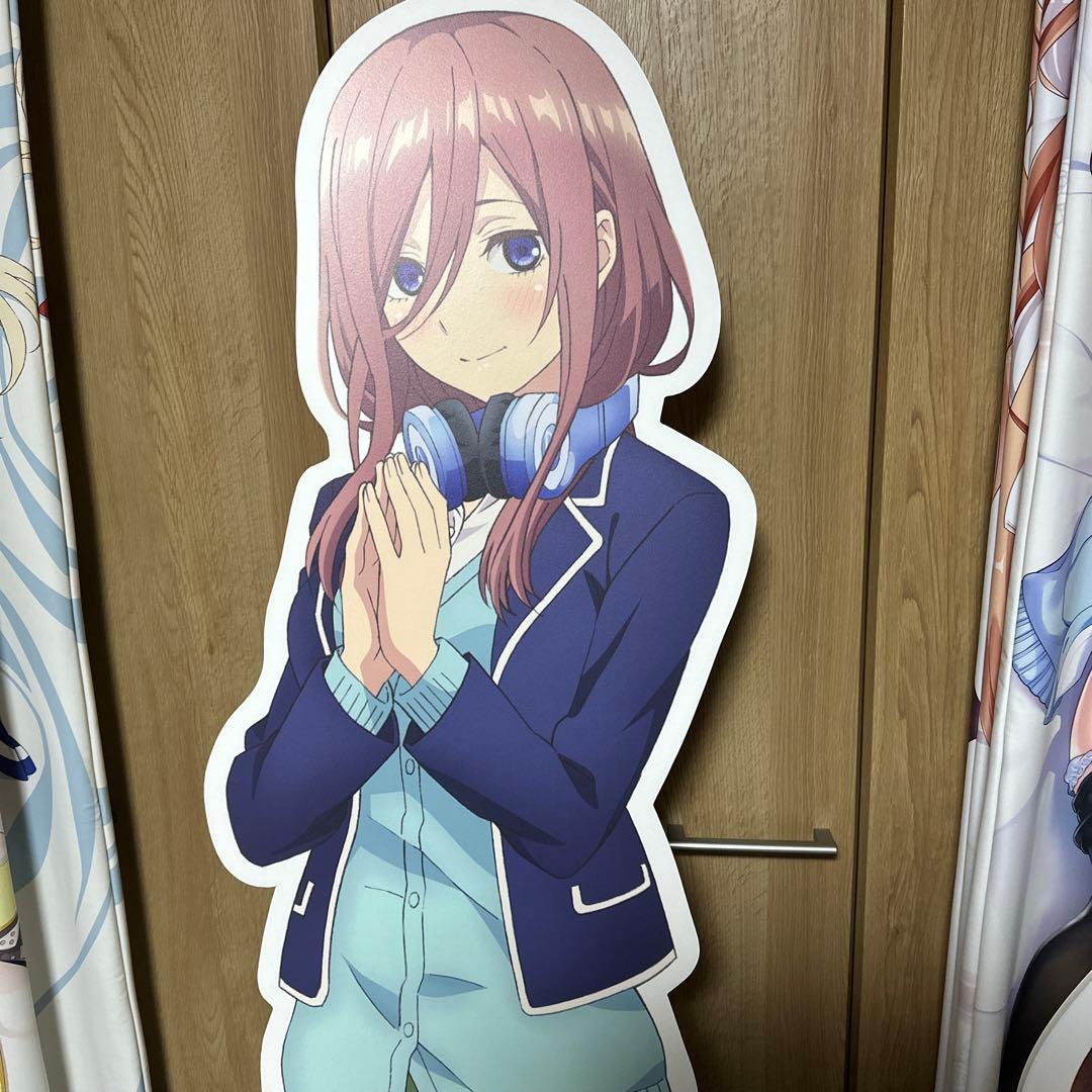 五等分の花嫁　　中野三玖　等身大パネル　くじ