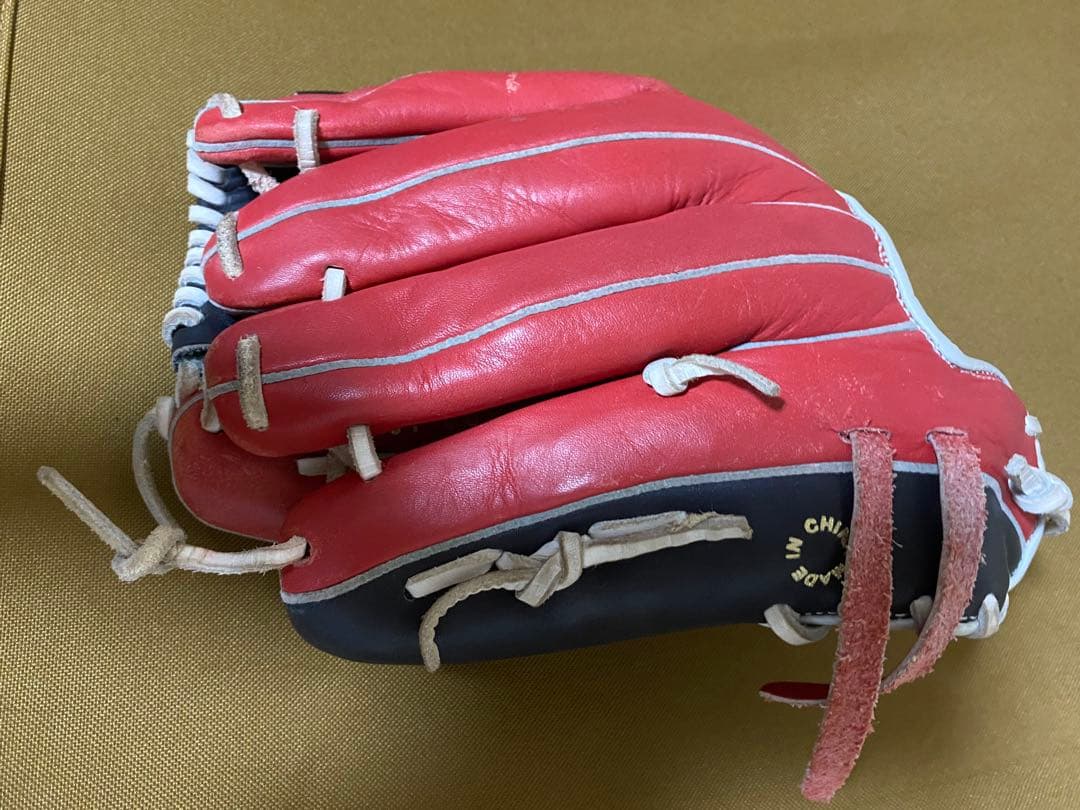 Nike READY SLASHER PLUS 軟式グローブ レッド/ブラック