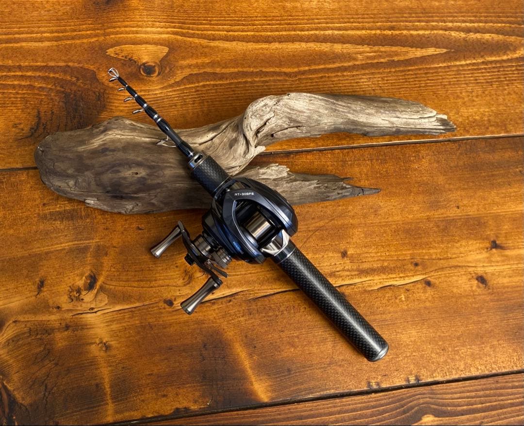 ベイトテレスコロッド　釣り竿セット　5ft ベイトロッド　トラウトロッド　渓流釣