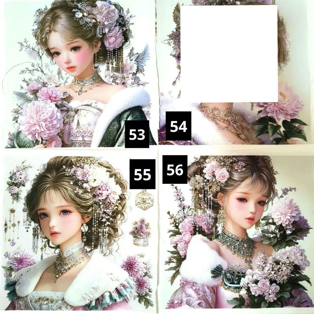 女の子パネル生地⑩　ハンドメイド用