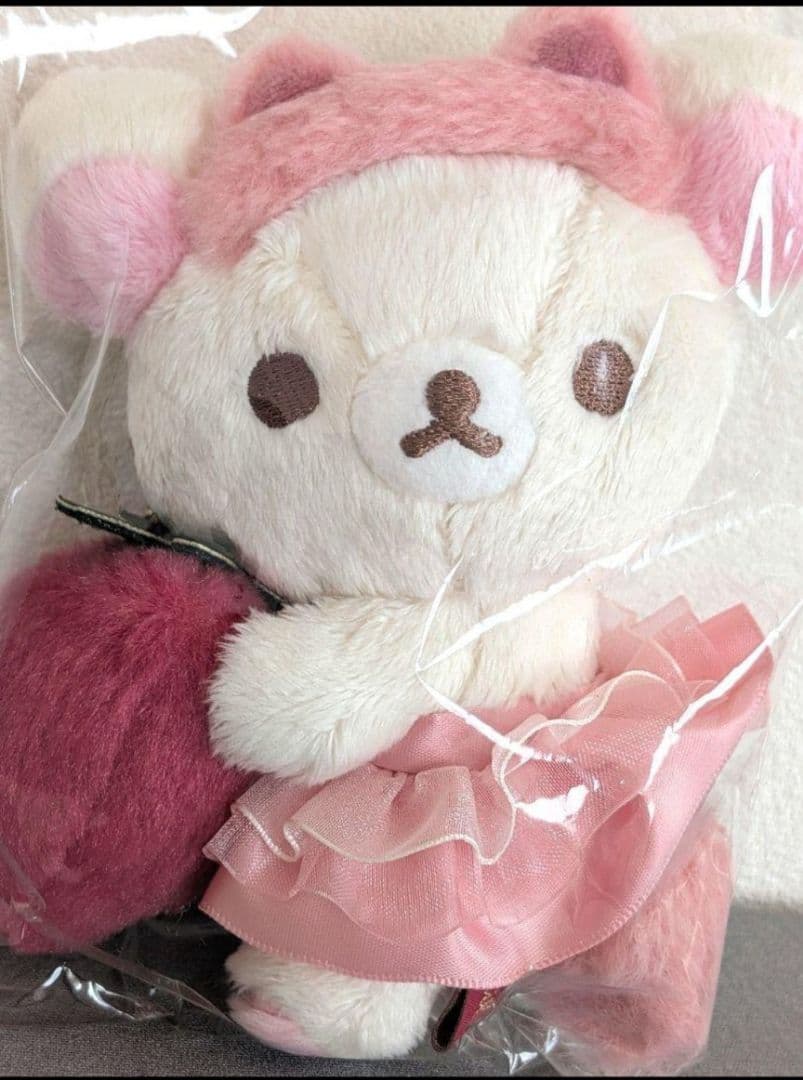 コリラックマとストロベリーキャット/ぶらさげぬいぐるみ・コリラックマ