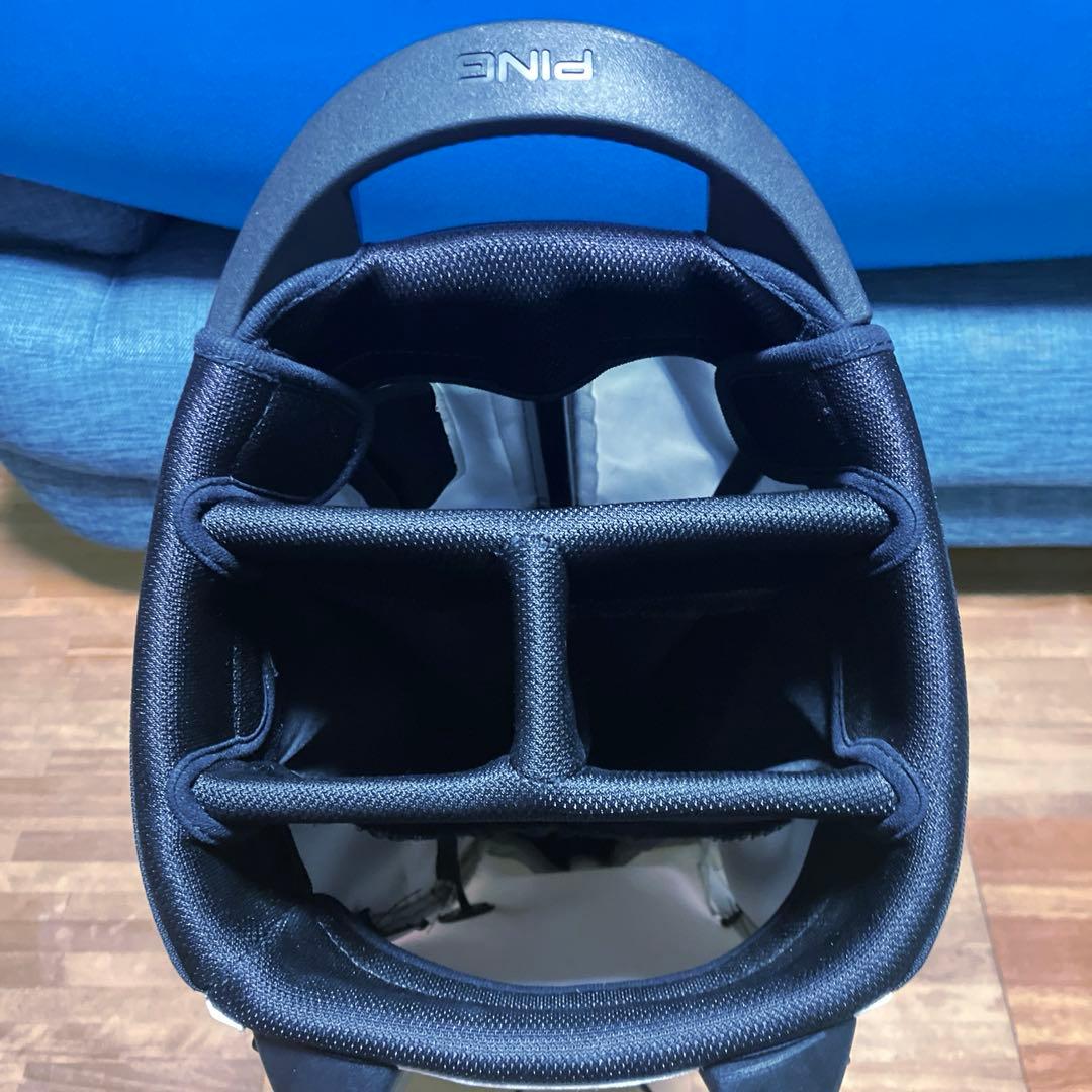 【美品】PINGゴルフキャディバック　　ホワイト／ピンク　カスタムオーダー