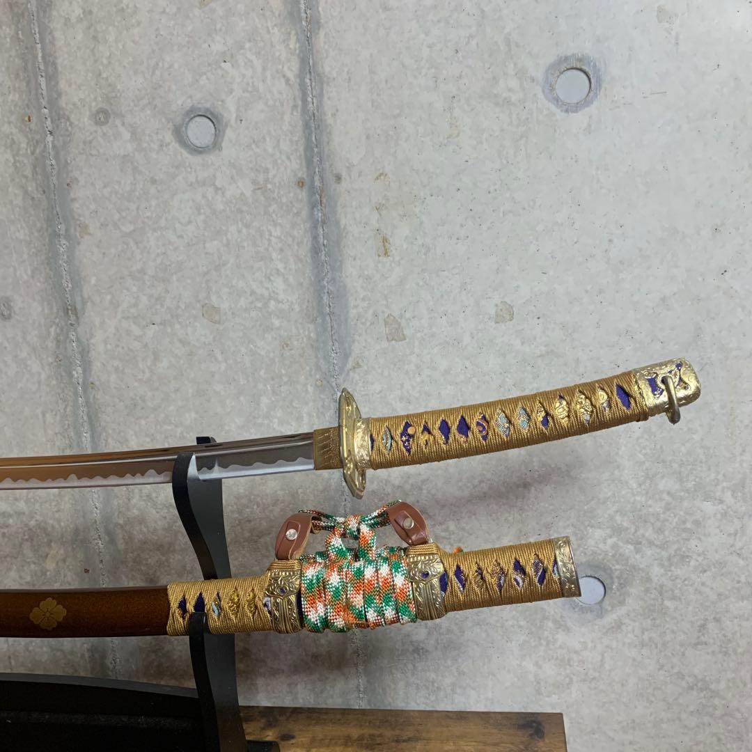 【模造刀/居合刀】長刀　金属製　武具　コレクション美術居合刀剣