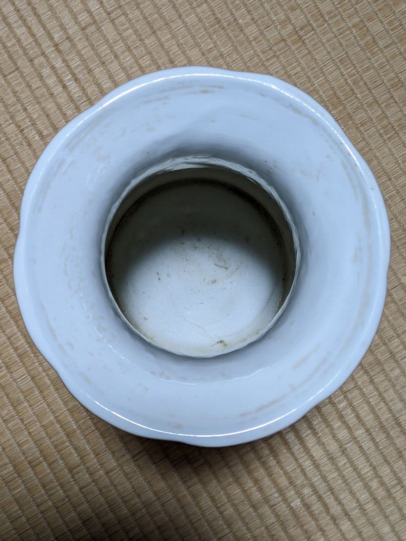 ♦中国陶磁器 紅釉花卉文様 貼花 蕾花双耳瓶 花瓶 民国時代 華東堂製 骨董品