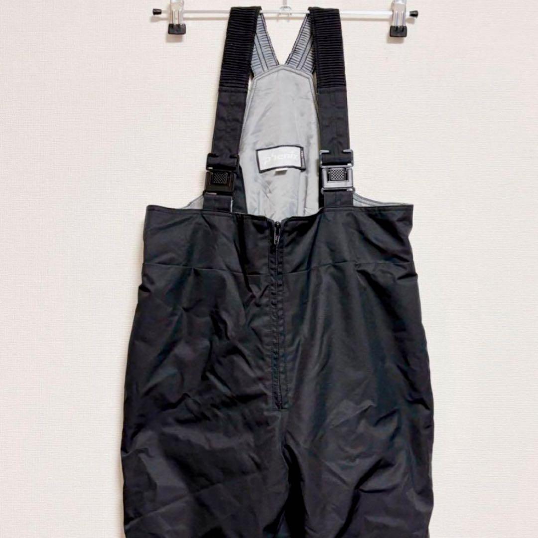 140 150 スキー　スノボ　ホワイト　ブラック　ジュニア スキーウェア 上下