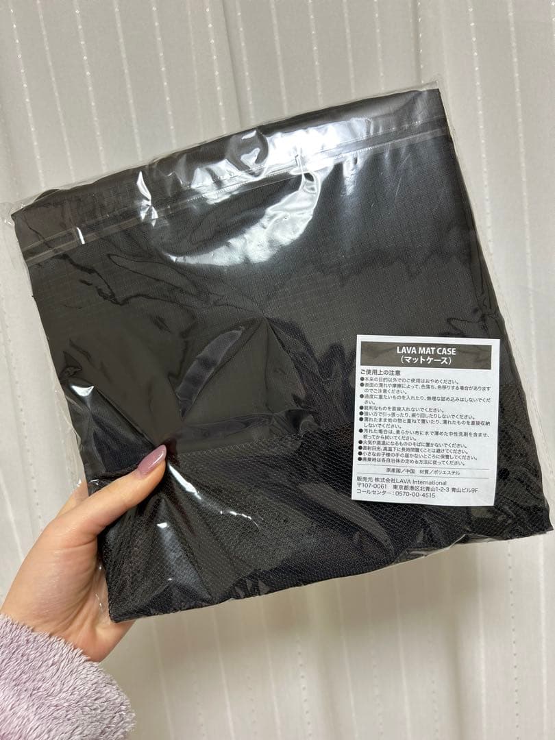 LAVA ヨガマット ピンクとマットケース