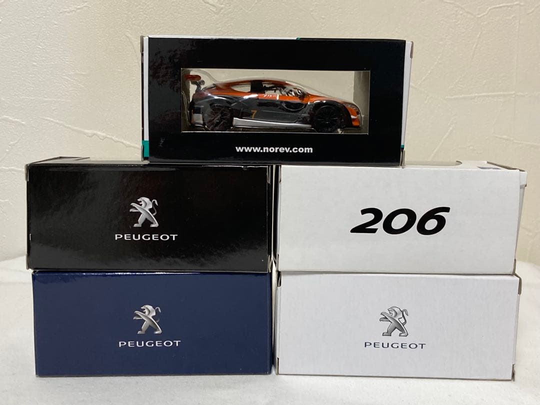 プジョー・ルノー　3inch ミニカー 5台セット