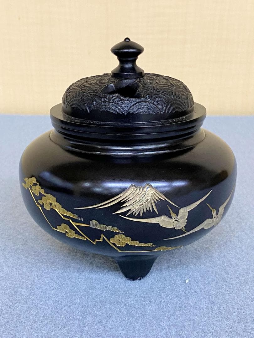 瑞峰堂「鉄鉢型香炉」古手色