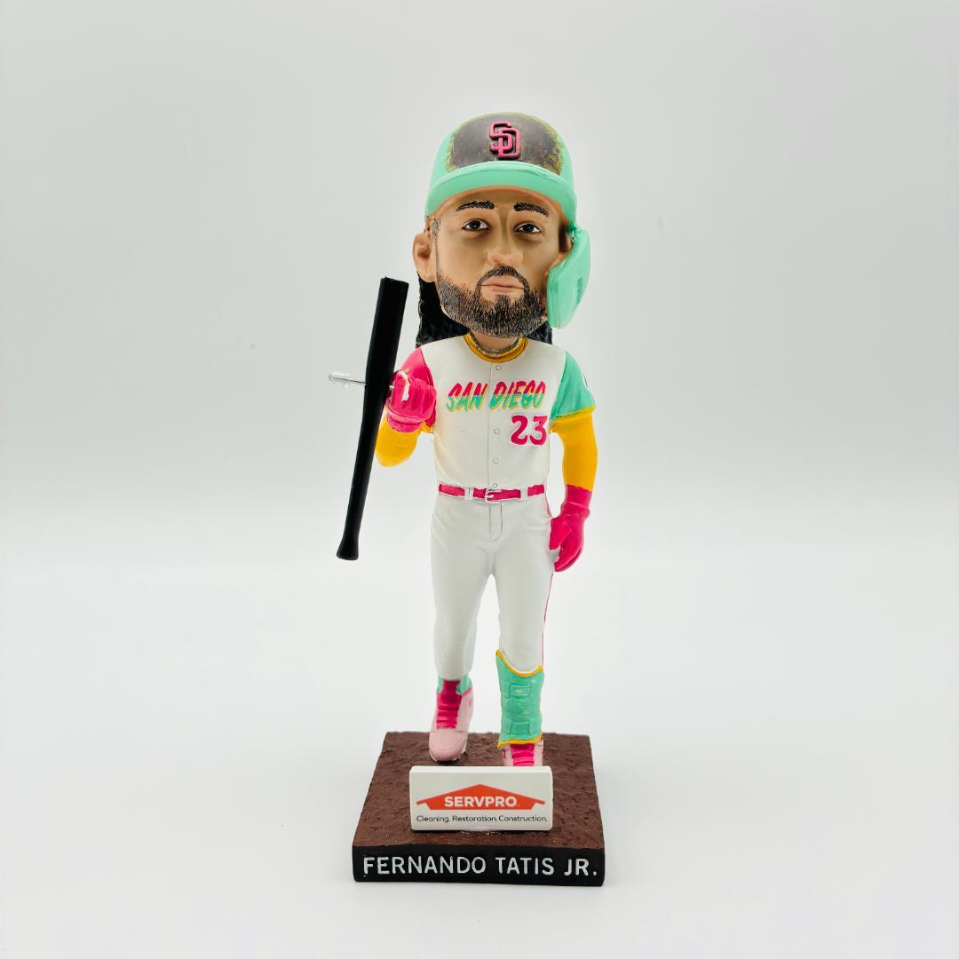 【新品・球場配布】パドレス タティスJr バットフリップ ボブルヘッド