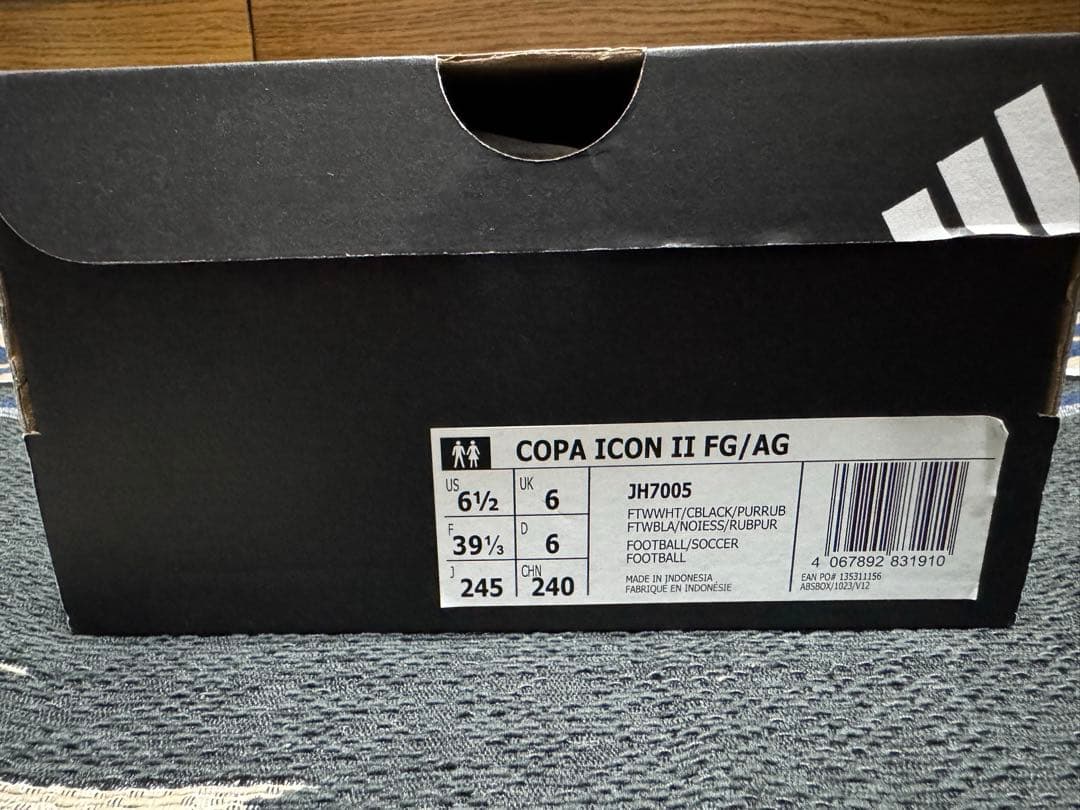 6/25迄【新品未使用】コパアイコン2 FG/AG 24.5cm