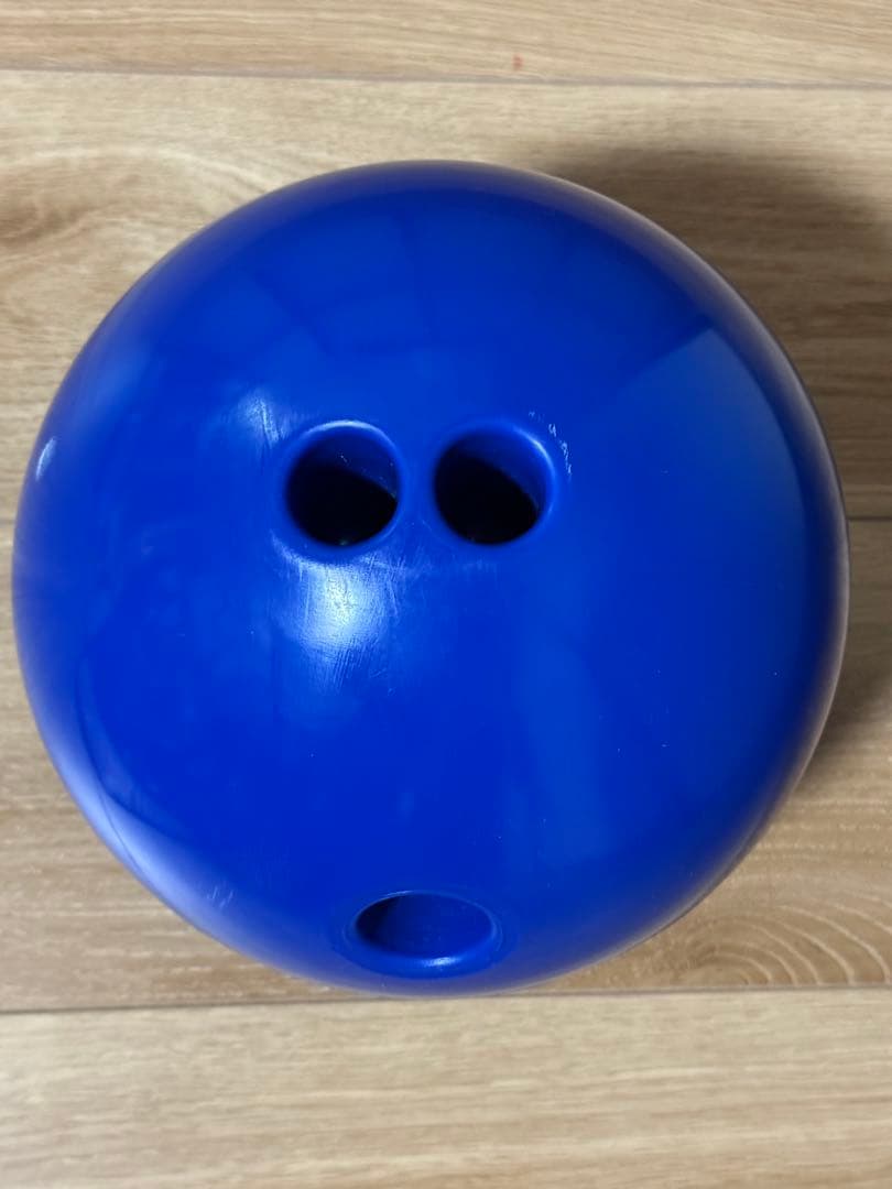 ボウリング　練習用ボール　ゴムボール　4ポンド　青　トレーニング用