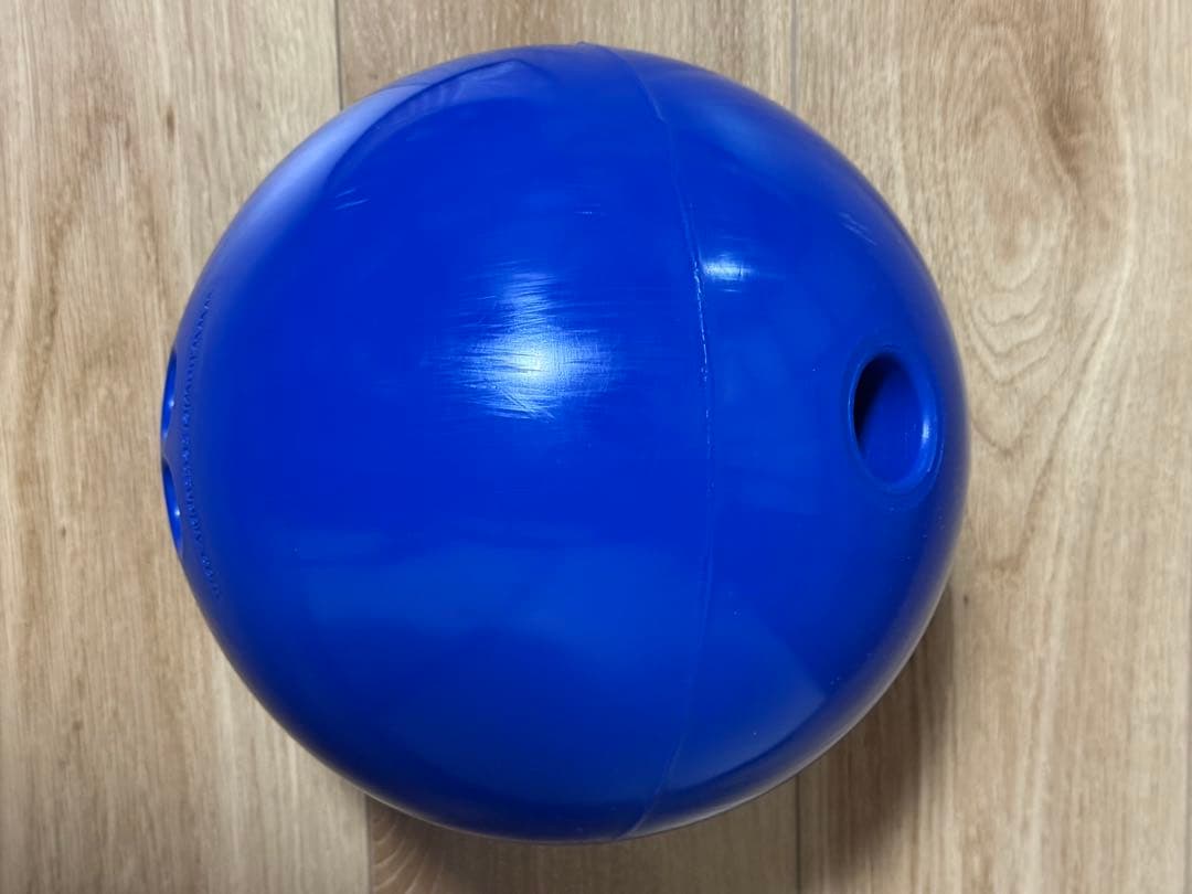 ボウリング　練習用ボール　ゴムボール　4ポンド　青　トレーニング用