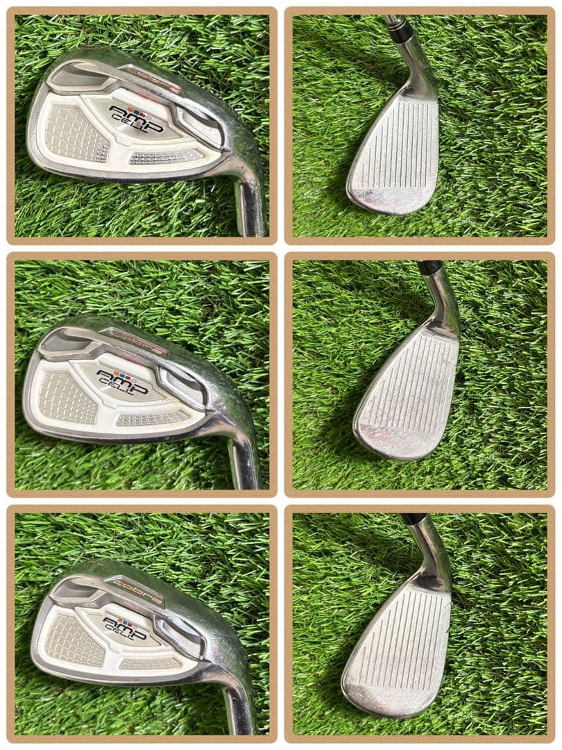 コブラCOBRA AMP CELLアイアン6本セット フレックスS