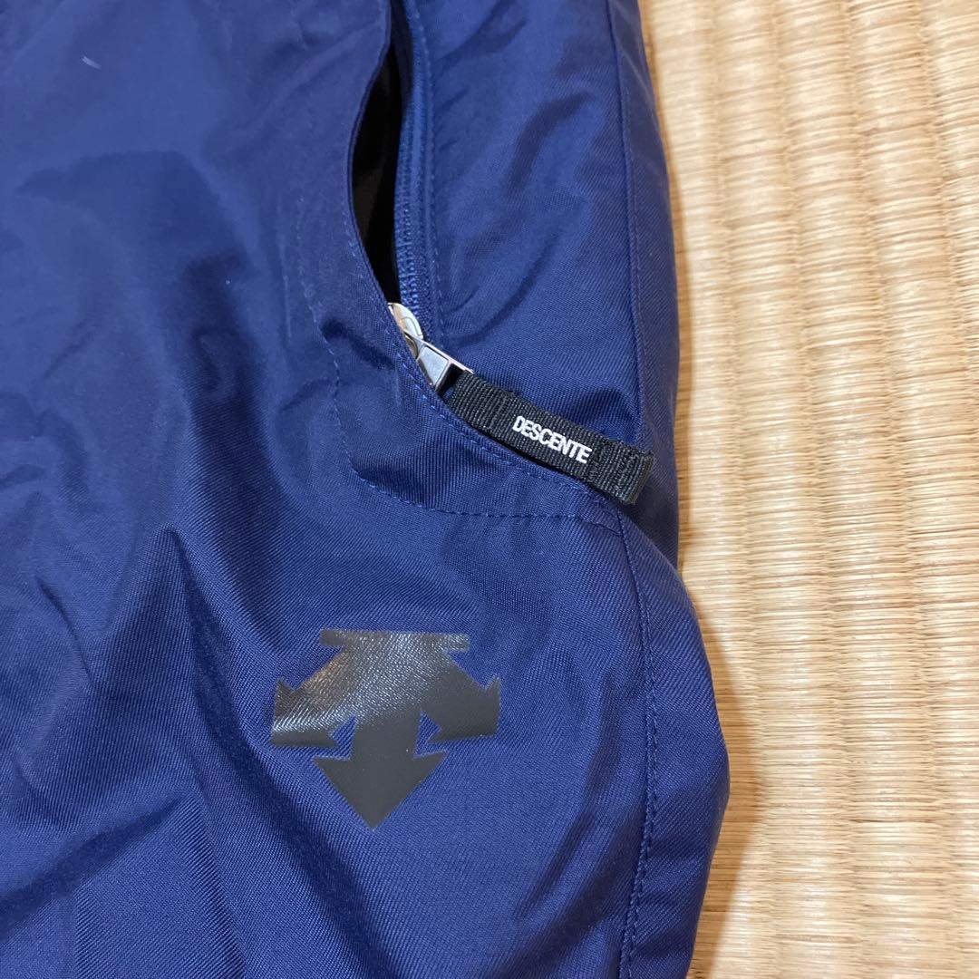 DESCENTE スキー スノーボードウェア 上下セット 男性用 青