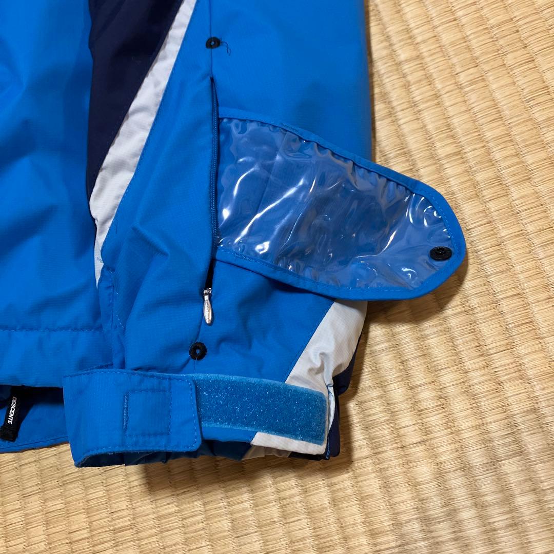 DESCENTE スキー スノーボードウェア 上下セット 男性用 青