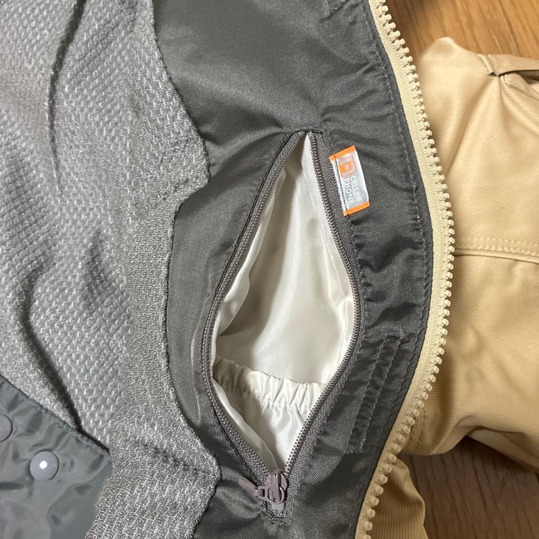 フェニックス　スキー　スノボ　ウエア　上下セット　ベージュ　グレー　L