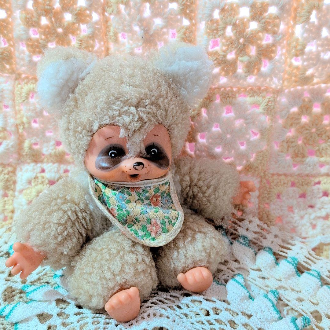 昭和レトロ/タヌタヌ/モンチッチ/sekiguchi/ぬいぐるみ/友達