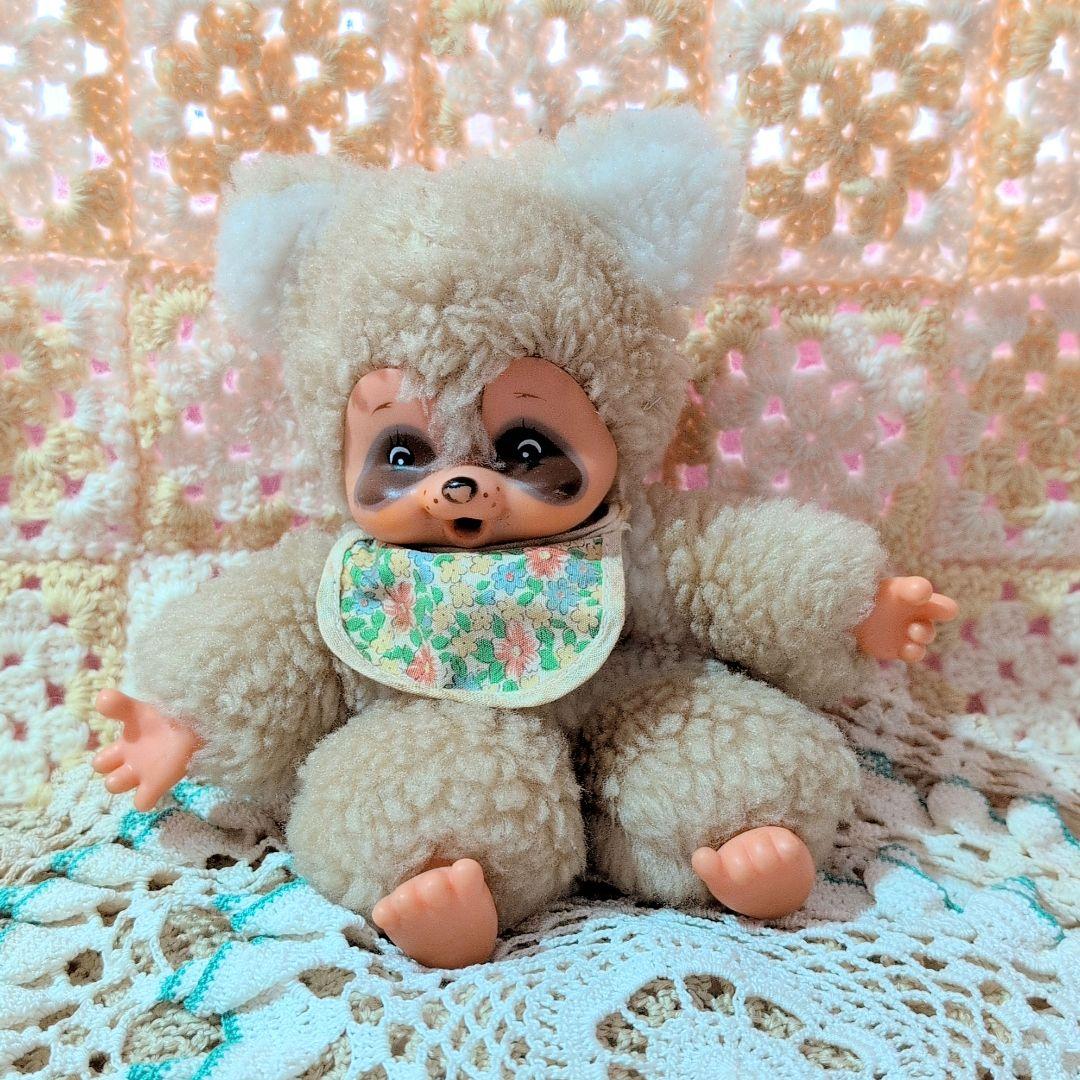 昭和レトロ/タヌタヌ/モンチッチ/sekiguchi/ぬいぐるみ/友達