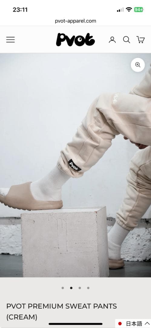 PVOT セットアップ (HOODIE & PANTS)