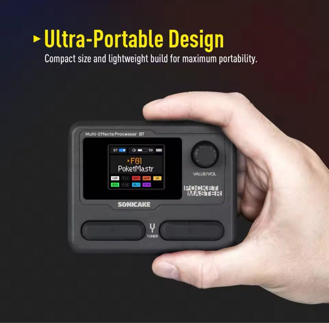 ギター Sonicake Pocket Master Black