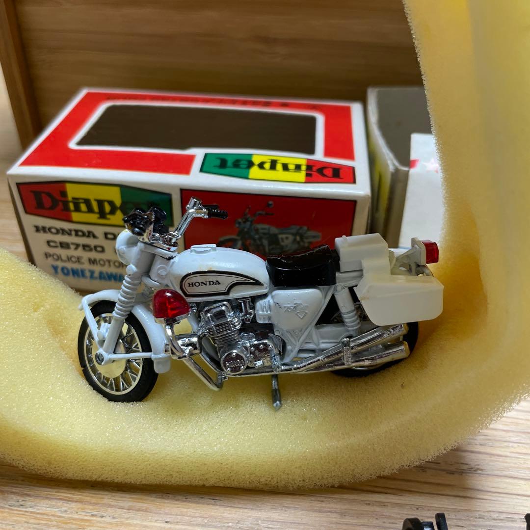 ダイヤペット ホンダ CB 750 FOUR 警視庁 白バイ 当時物 ミニカー