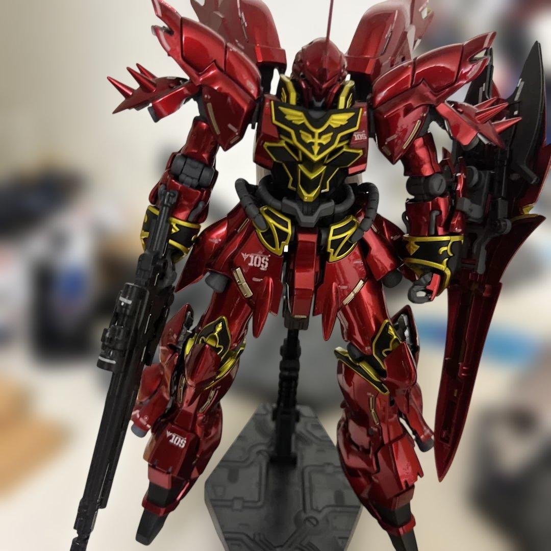 w*a様 RGユニコーンガンダム　RGシナンジュ　塗装完成品