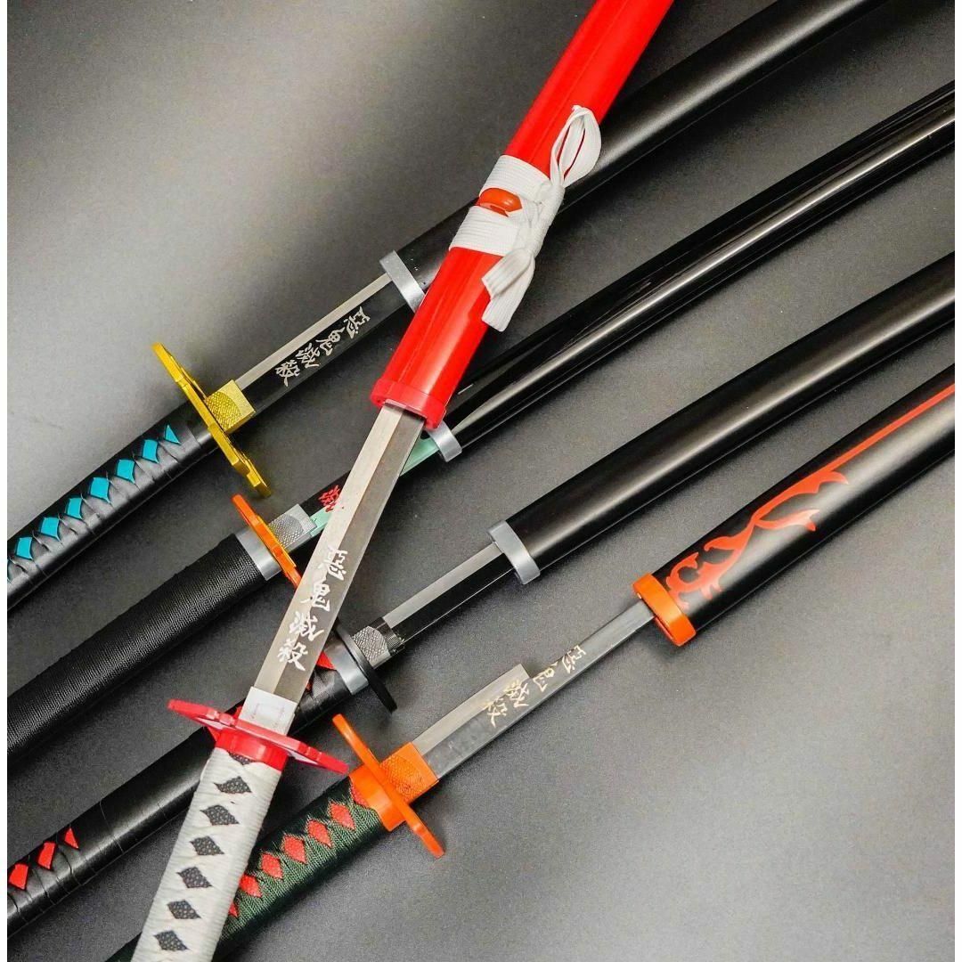 富岡義勇　コスプレ 武器 刀 剣 鬼滅の刃 日輪刀 　金属製１０３ｃｍ【訳あり】