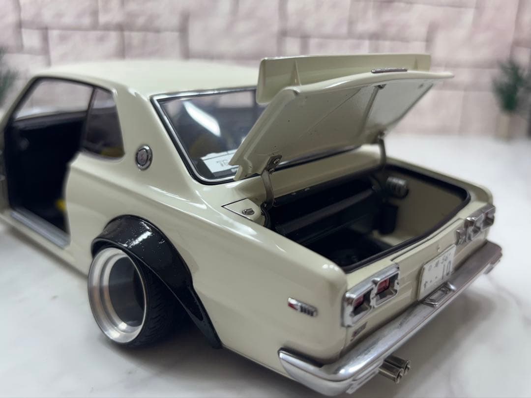 1/18 オートアート　ハコスカ GTR ワタナベ深リムスーパーワイドカスタム