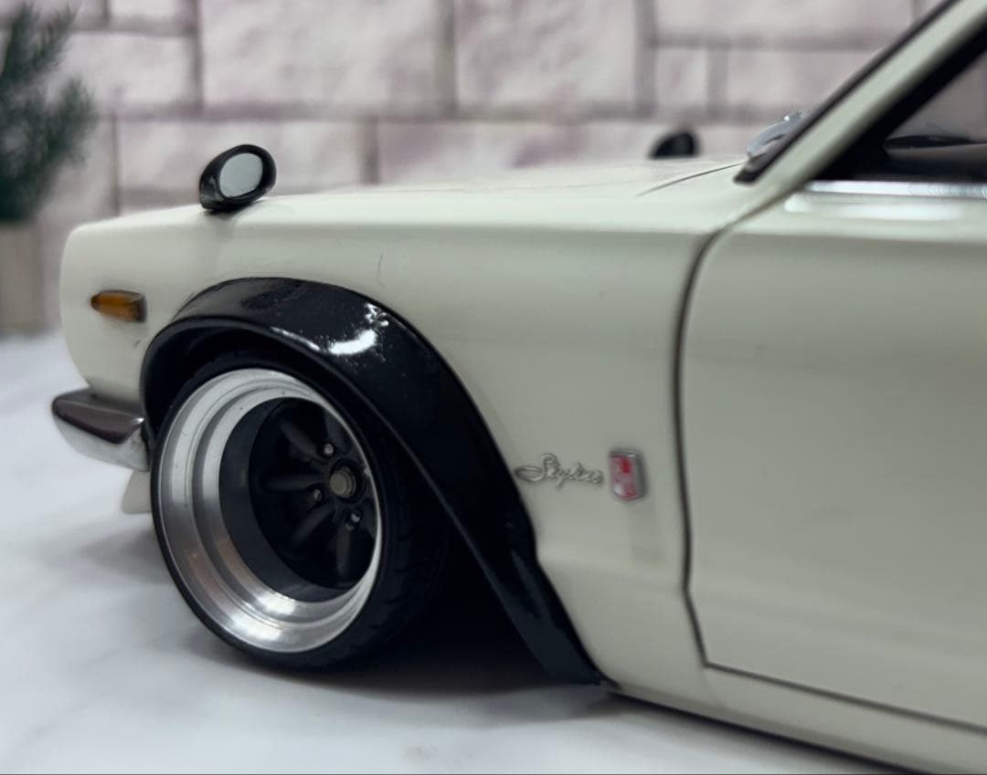 1/18 オートアート　ハコスカ GTR ワタナベ深リムスーパーワイドカスタム