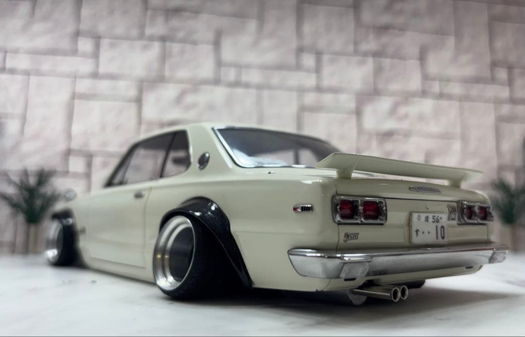 1/18 オートアート　ハコスカ GTR ワタナベ深リムスーパーワイドカスタム