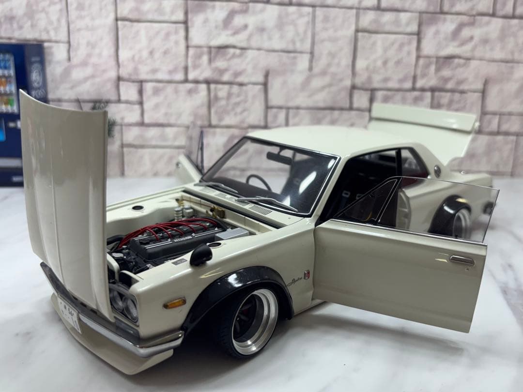 1/18 オートアート　ハコスカ GTR ワタナベ深リムスーパーワイドカスタム