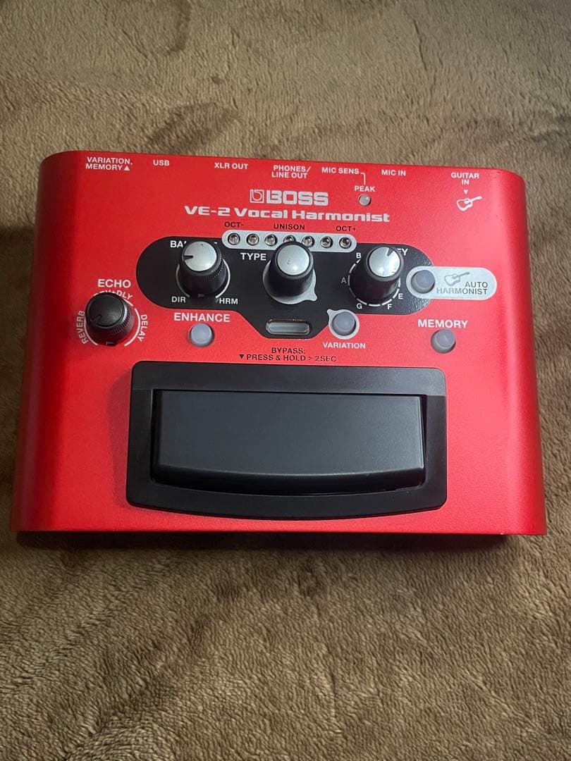 BOSS VE-2 Vocal Harmonist レッド