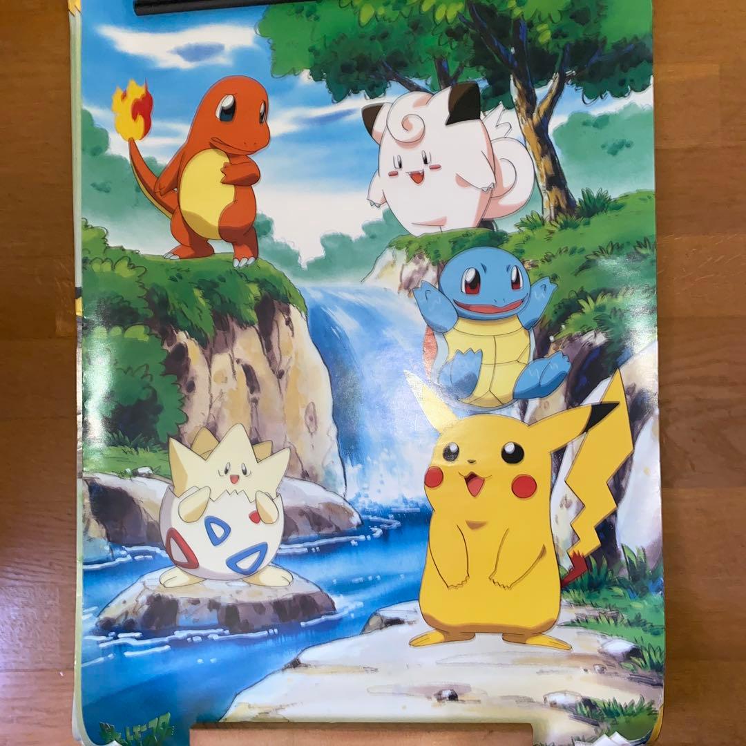【未使用】ポケモン バンプレキャラポスター 当時物 6枚セット 非売品